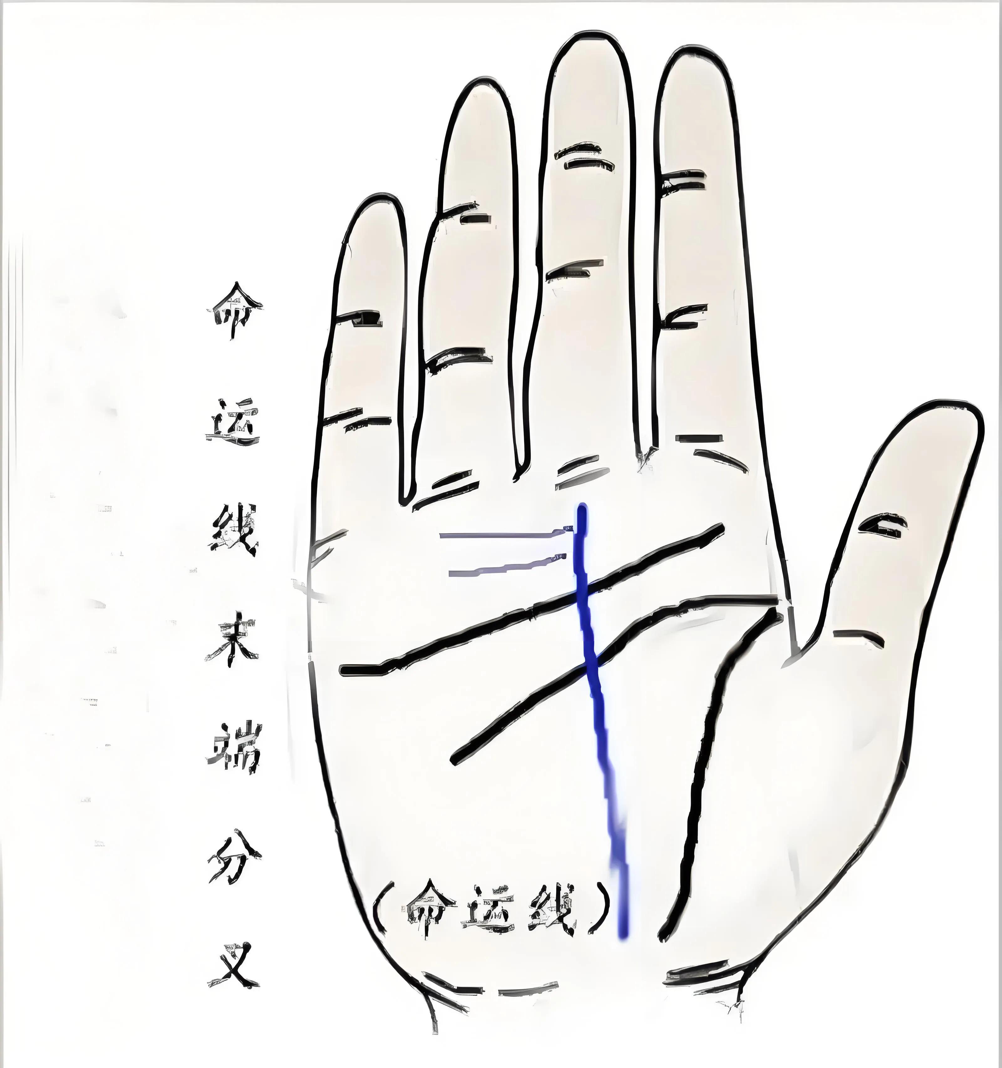 感情线_线感情线的男人_智慧线分叉到感情线上